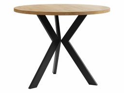 Table basse Dearborn 106 (Chêne doré + Noir)