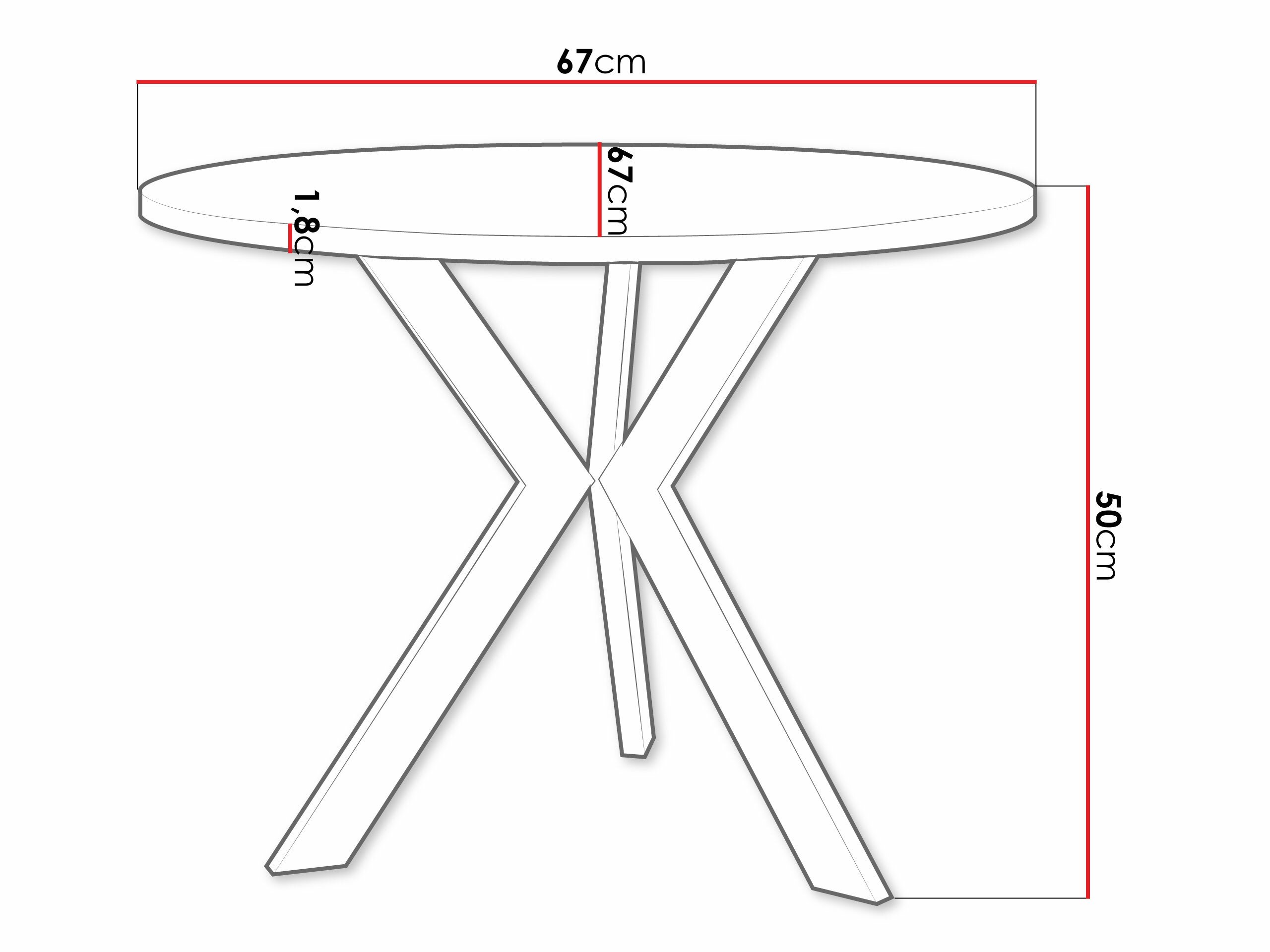 Table basse Dearborn 106 (Chêne doré + Noir)