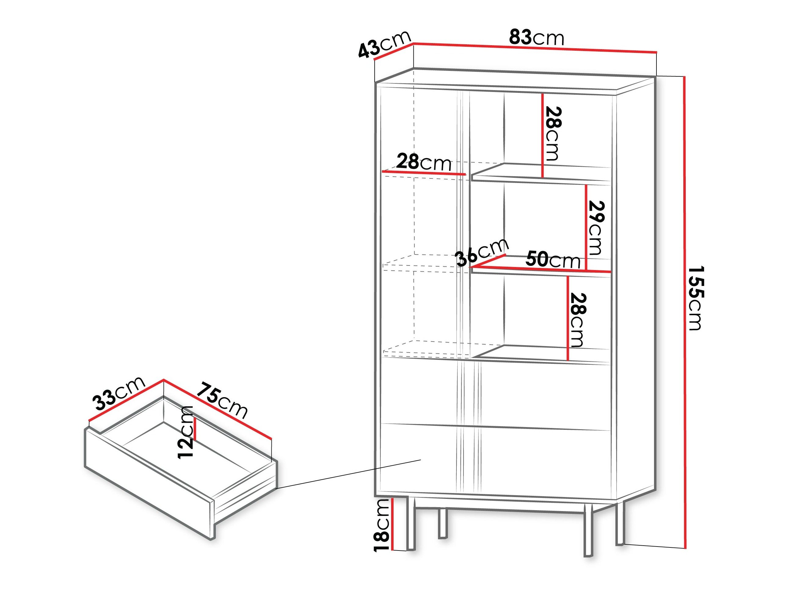 Étagère Levali 103 (Chêne)