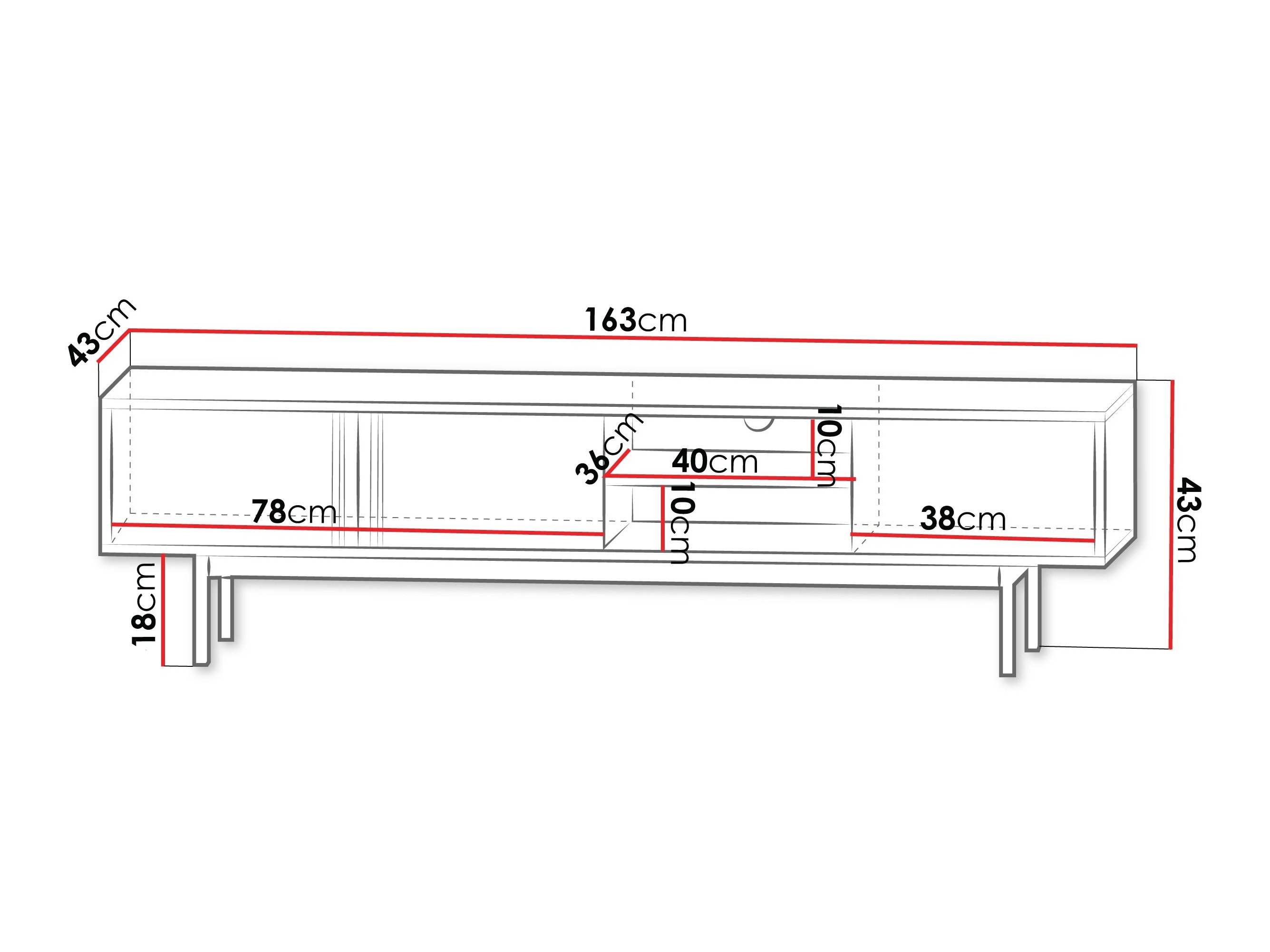 Meuble TV Levali 108 (Chêne)