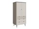 Armoire Lufela 100 (Cachemire + Marbre gris)