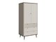 Armoire Lufela 100 (Cachemire + Noyer)
