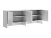 Buffet Concept Pro Lenart IV (Blanc + Blanc brillant)