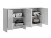 Buffet Concept Pro Lenart V (Blanc + Blanc brillant)