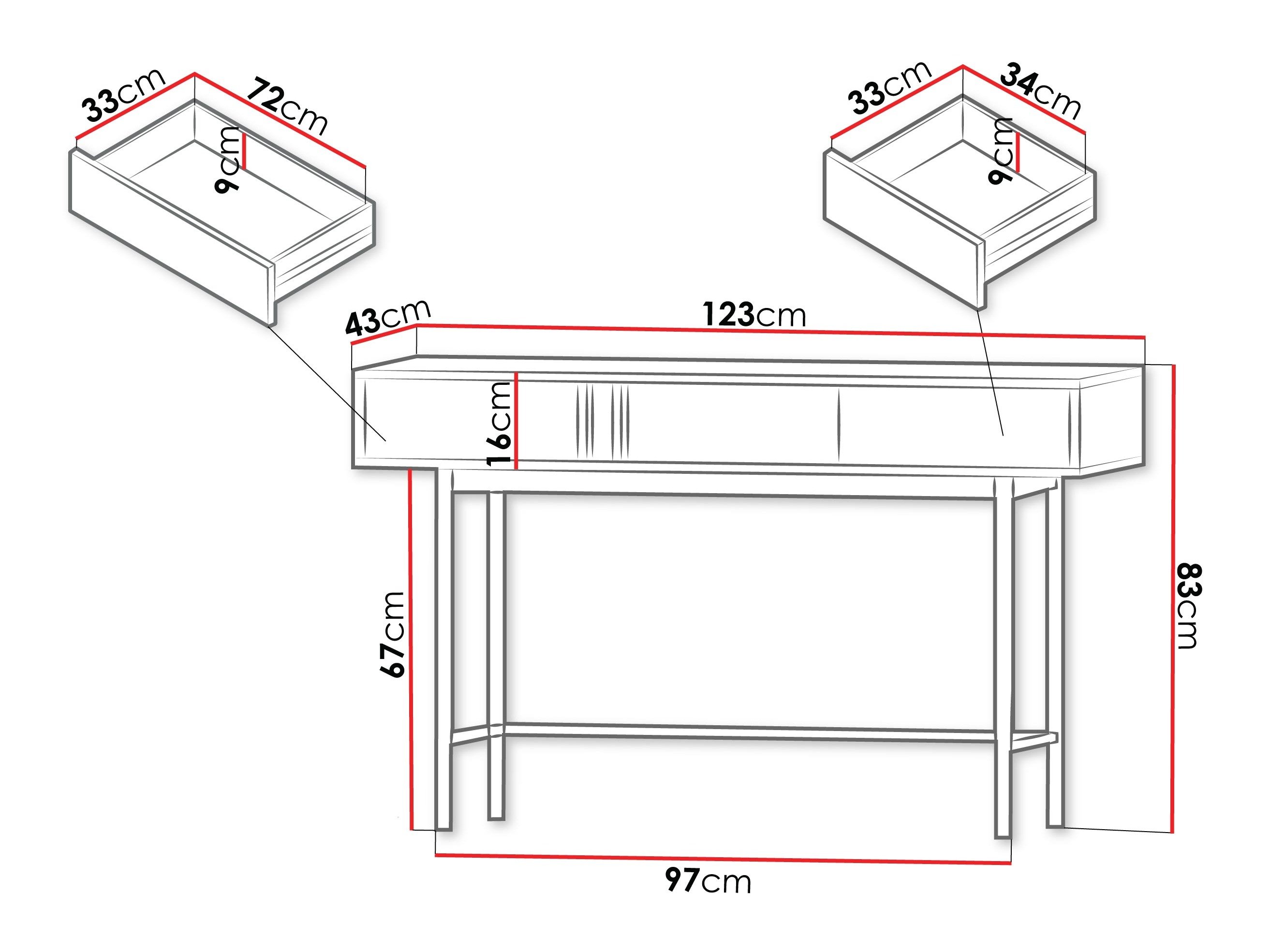 Console Levali 110 (Vert poussiéreux)