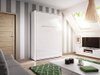 Lit escamotable Concept Pro Lenart III (Blanc + Blanc brillant)