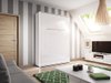 Lit escamotable Concept Pro Lenart III (Blanc + Blanc brillant)