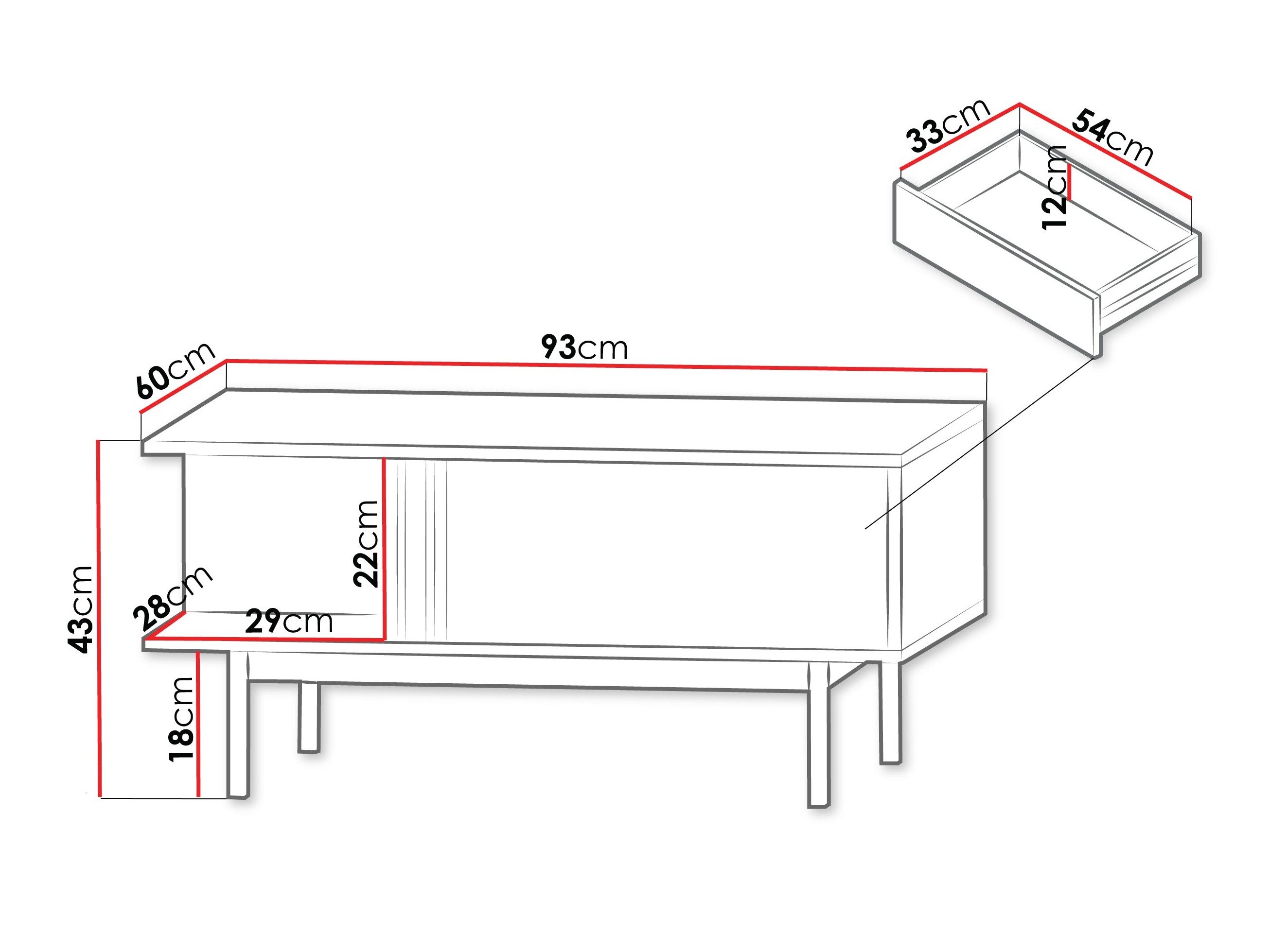 Table basse Levali 111 (Chêne)