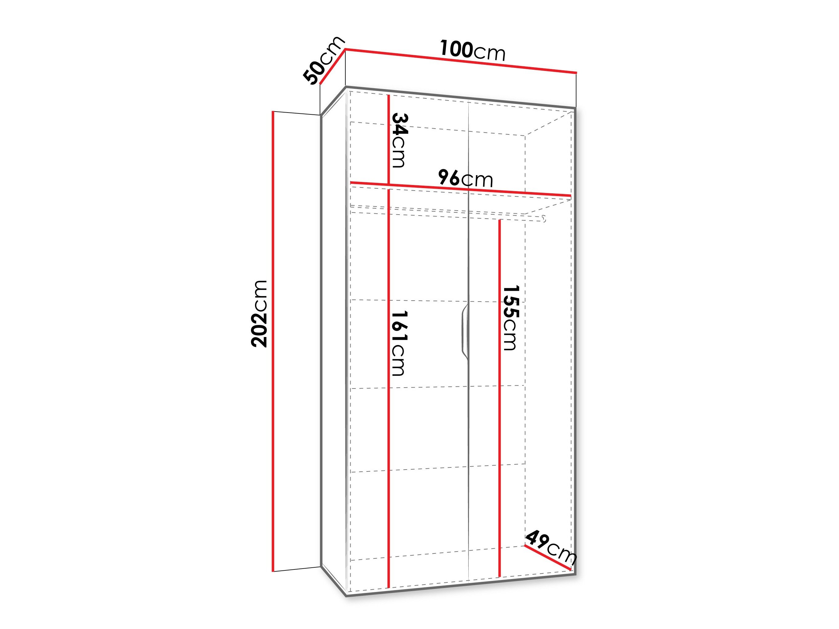 Armoire Hartford 509 (Noir)