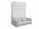 Lit escamotable Concept Pro Lenart VII (Blanc + Gris)