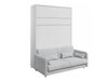 Lit escamotable Concept Pro Lenart VII (Blanc + Gris)