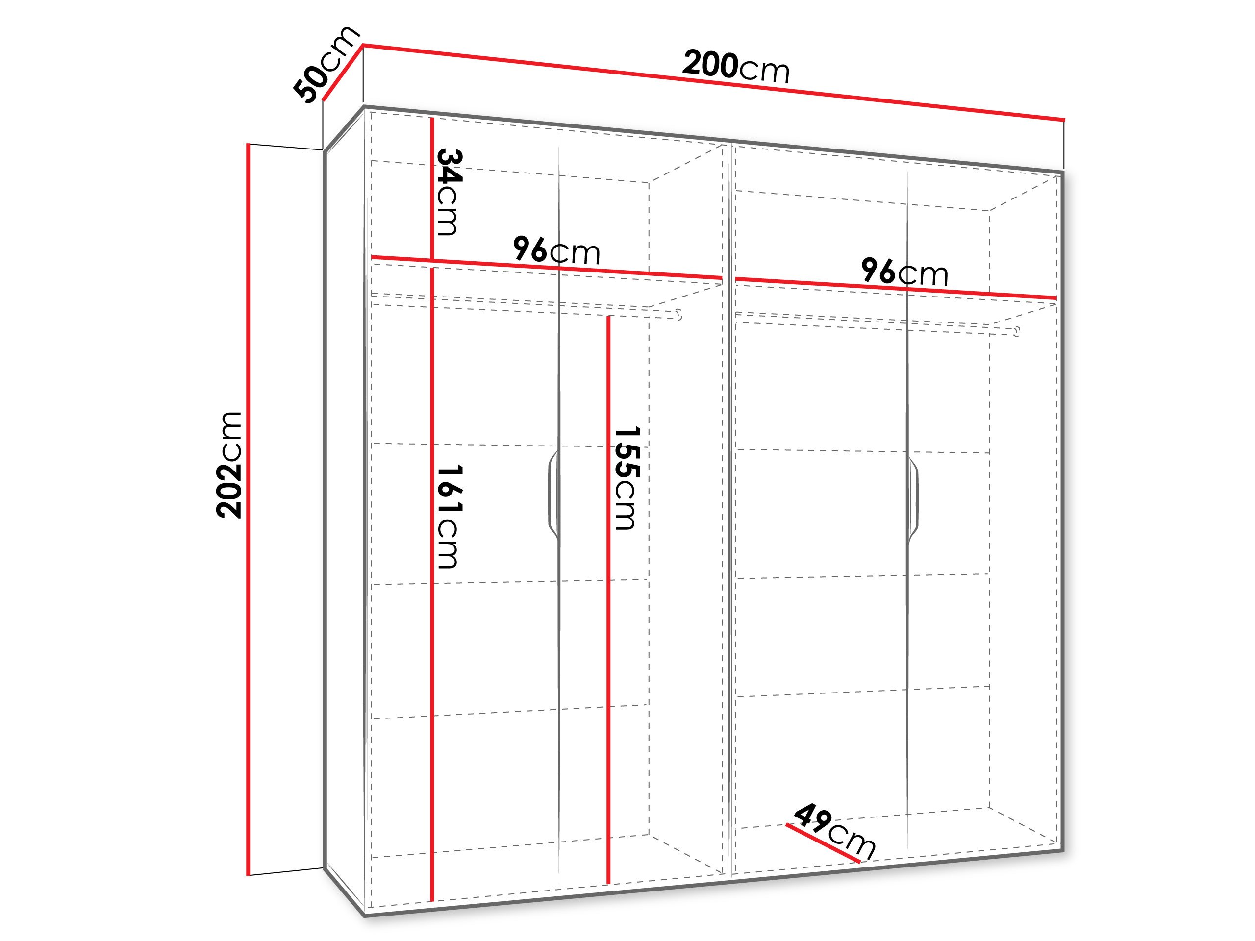 Armoire Hartford 513 (Blanc)