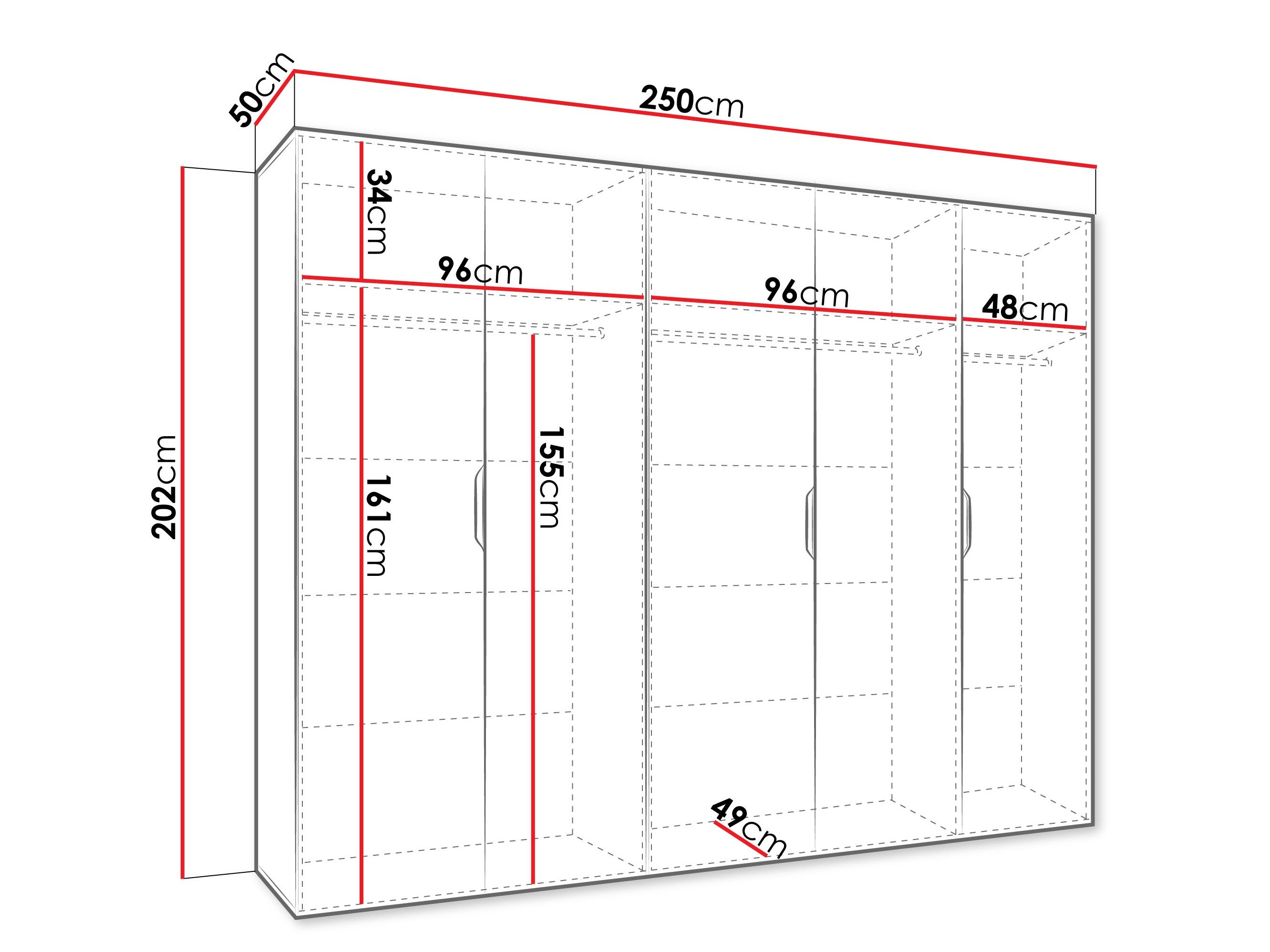 Armoire Hartford 515 (Cachemire)
