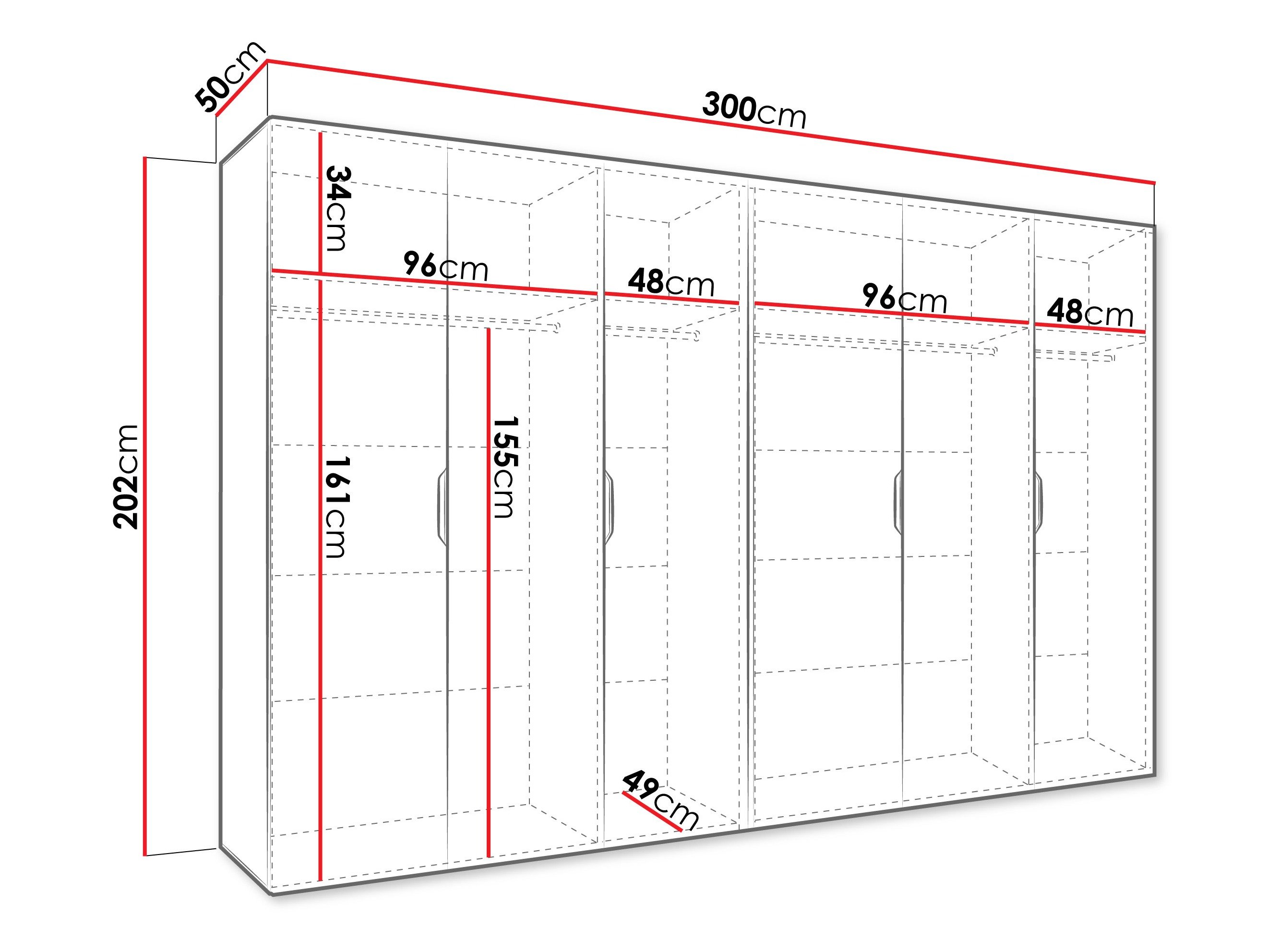 Armoire Hartford 517 (Blanc)