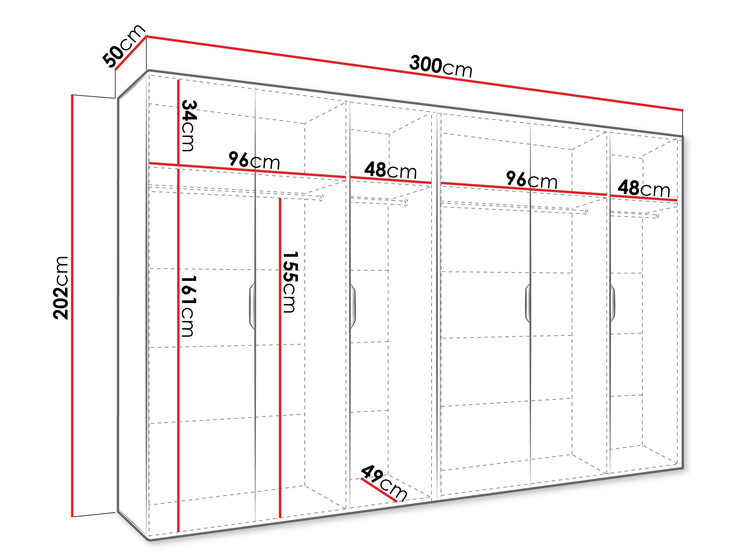 Armoire Hartford 517 (Cachemire)