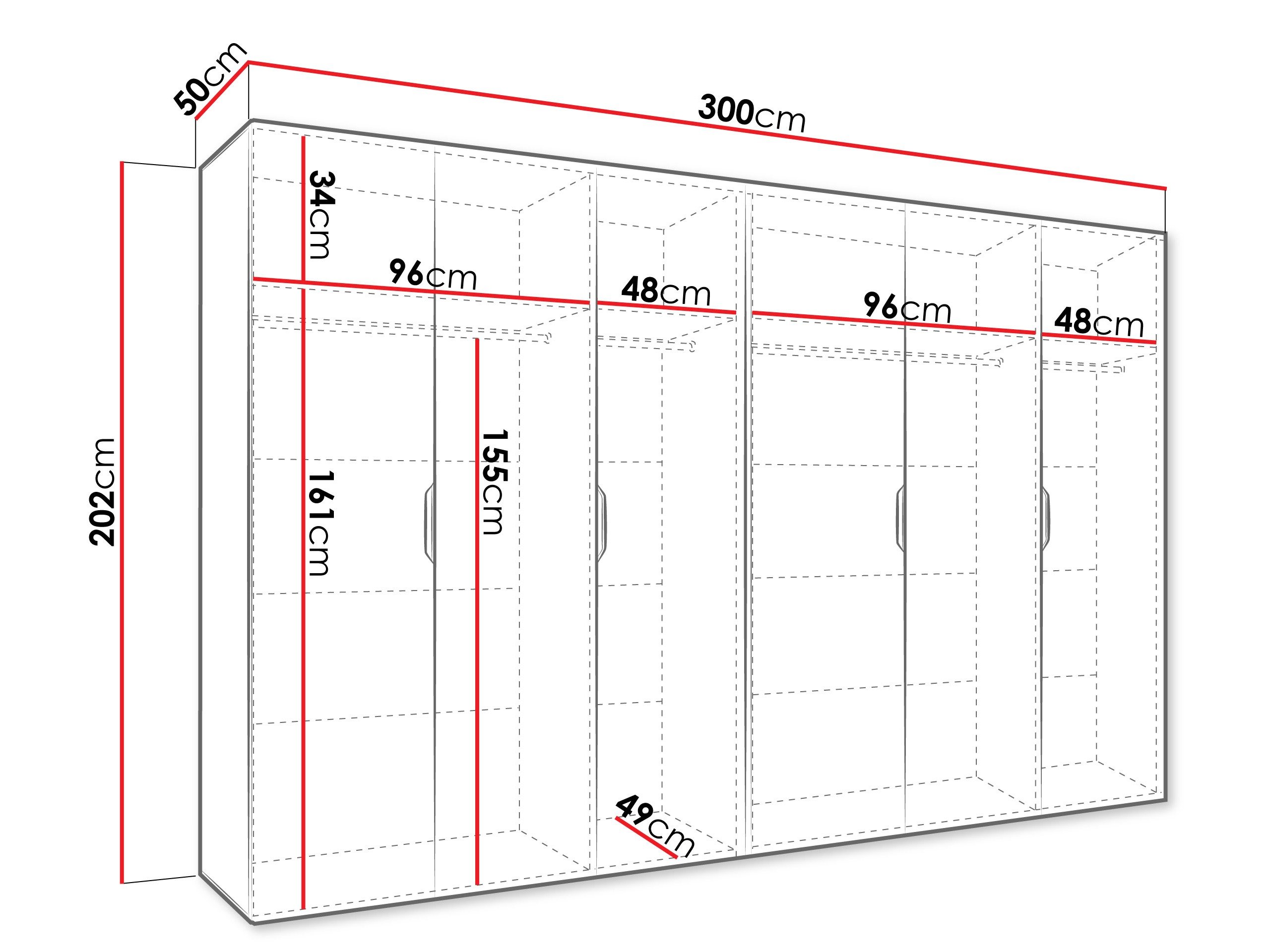 Armoire Hartford 517 (Noir)