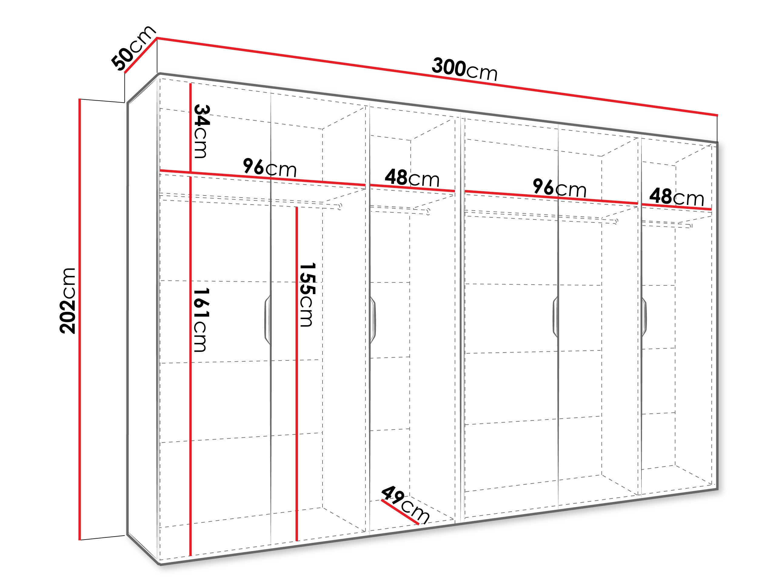 Armoire Hartford 518 (Blanc)