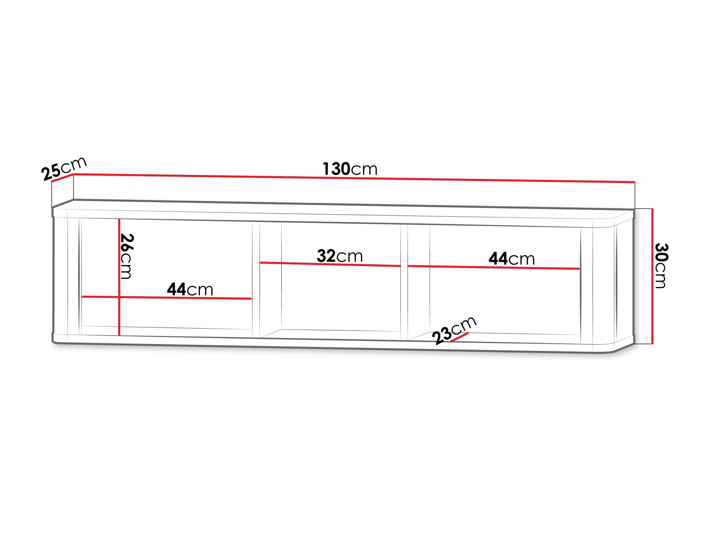 Étagère murale Lufela 119 (Cachemire + Marbre gris)