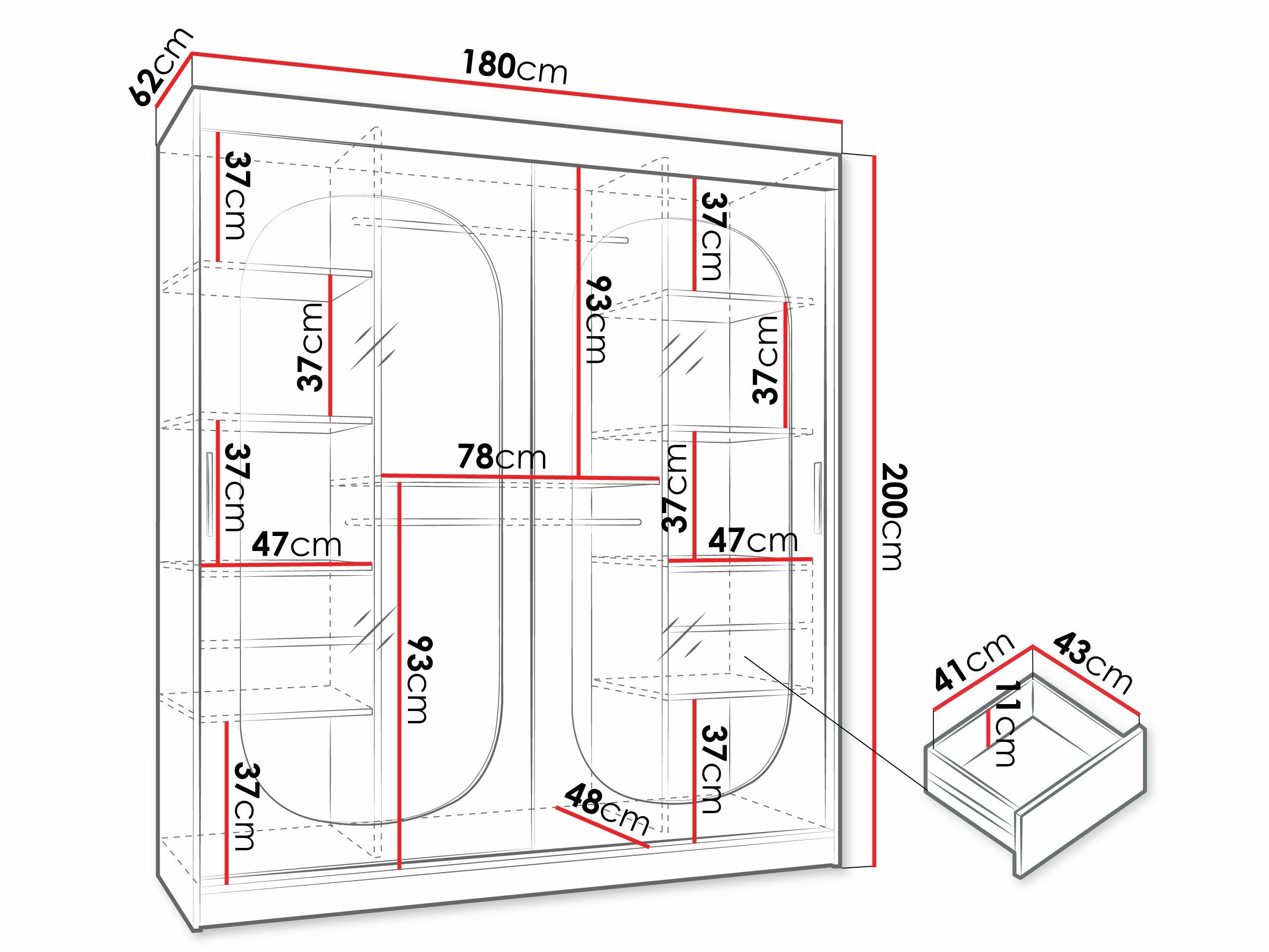 Armoire Hartford 520 (Cachemire)