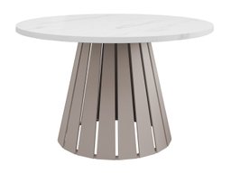 Table basse Oswego 134 (Cachemire + Marbre blanc)