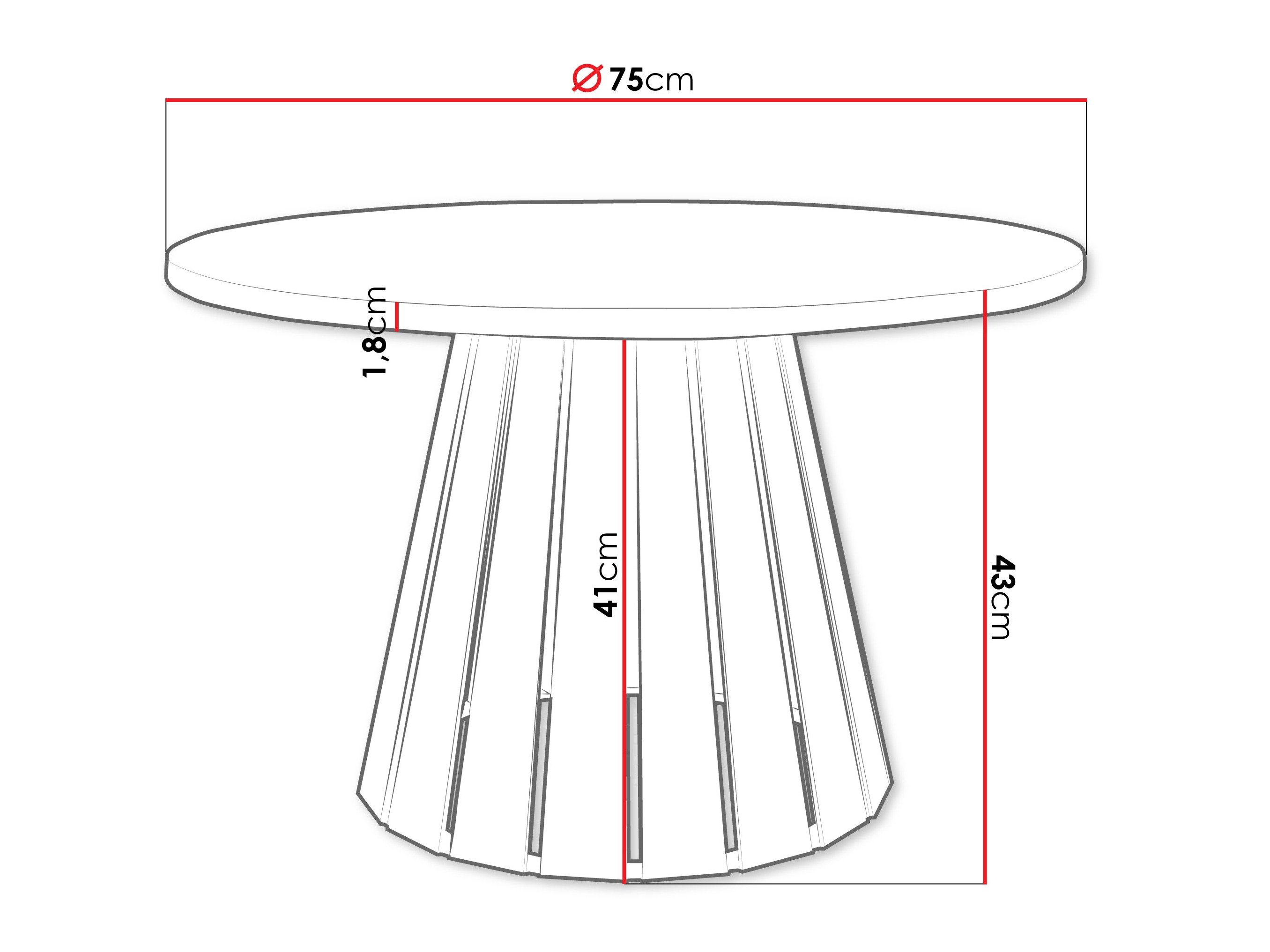 Table basse Oswego 134 (Cachemire + Marron)