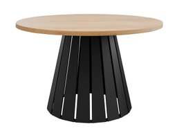 Table basse Oswego 134 (Noir + Chêne)