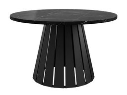 Table basse Oswego 134 (Noir + Marbre noir)