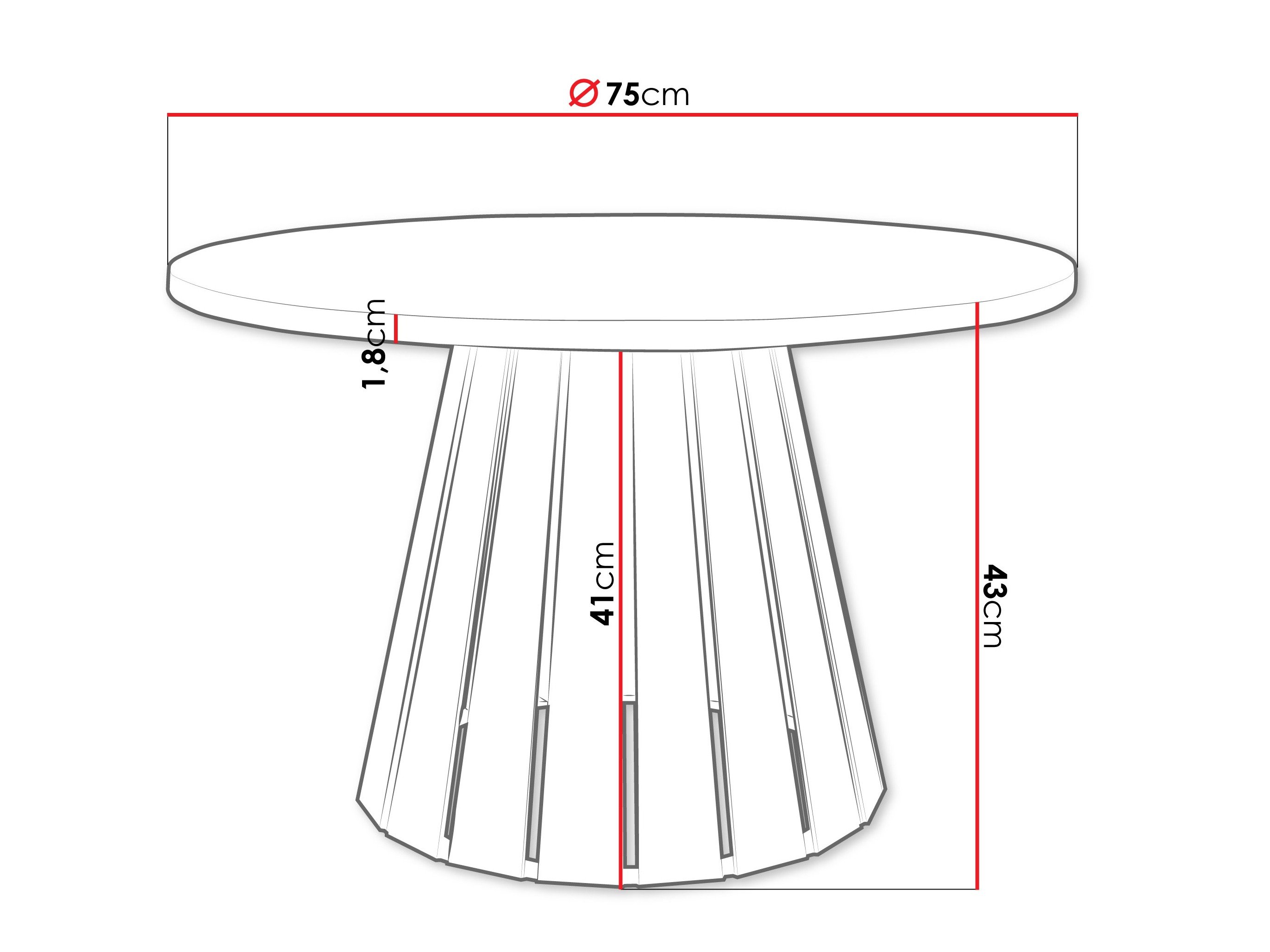 Table basse Oswego 134 (Noir + Marbre noir)