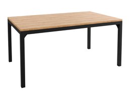 Table basse Oswego 138 (Chêne doré artisanal + Noir)