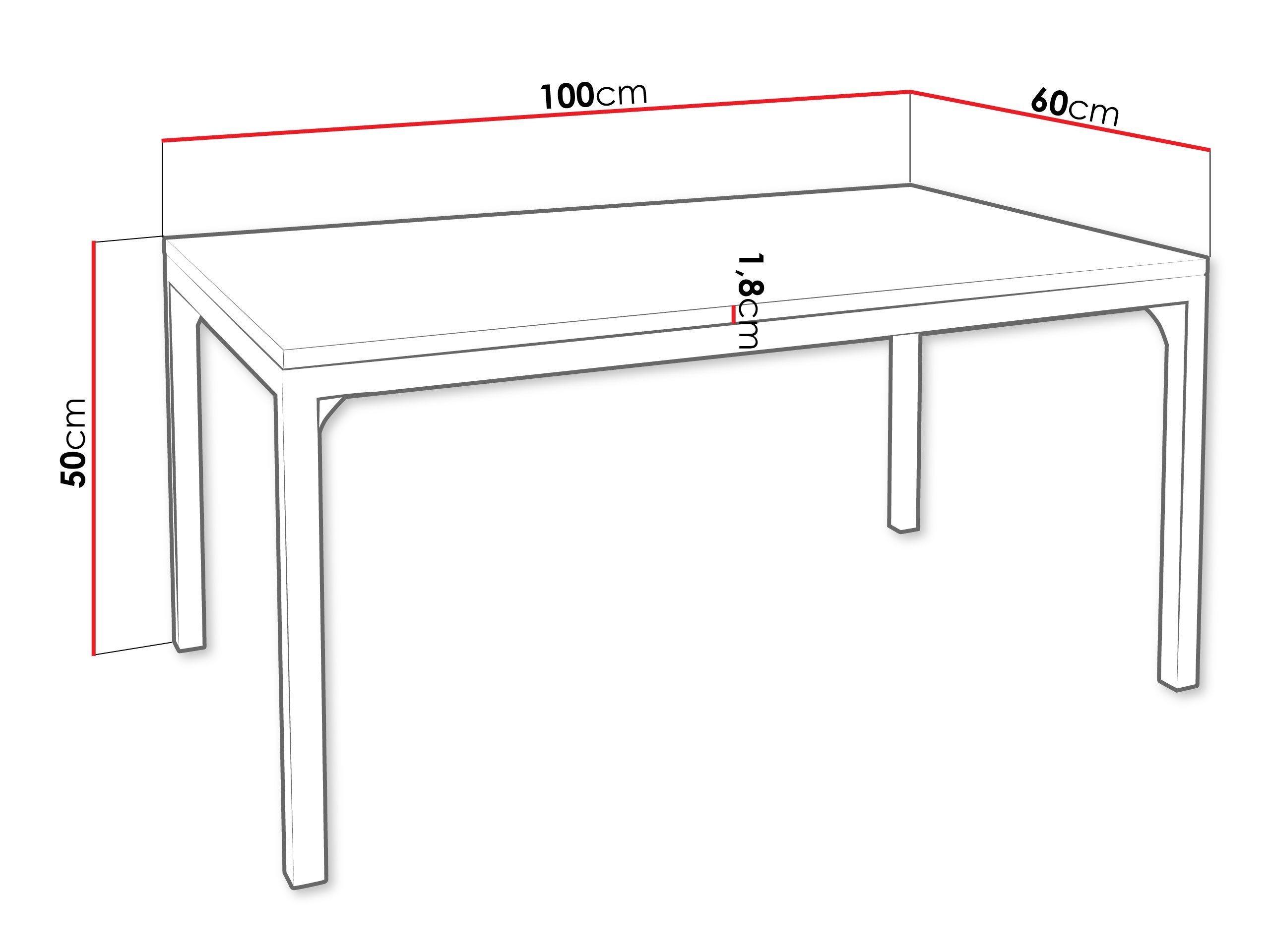 Table basse Oswego 138 (Chêne doré artisanal + Noir)
