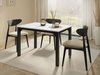 Table Oswego 135 (Blanc + Noir)