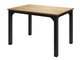 Table Oswego 135 (Chêne doré artisanal + Noir)