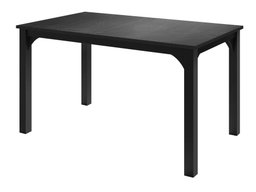 Table Oswego 136 (Marbre noir + Noir)