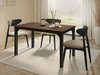 Table Oswego 136 (Noyer + Noir)