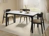 Table Oswego 137 (Marbre blanc + Noir)