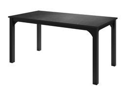 Table Oswego 137 (Marbre noir + Noir)