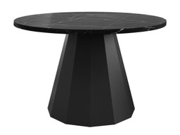 Table basse Oswego 139 (Noir + Marbre noir)