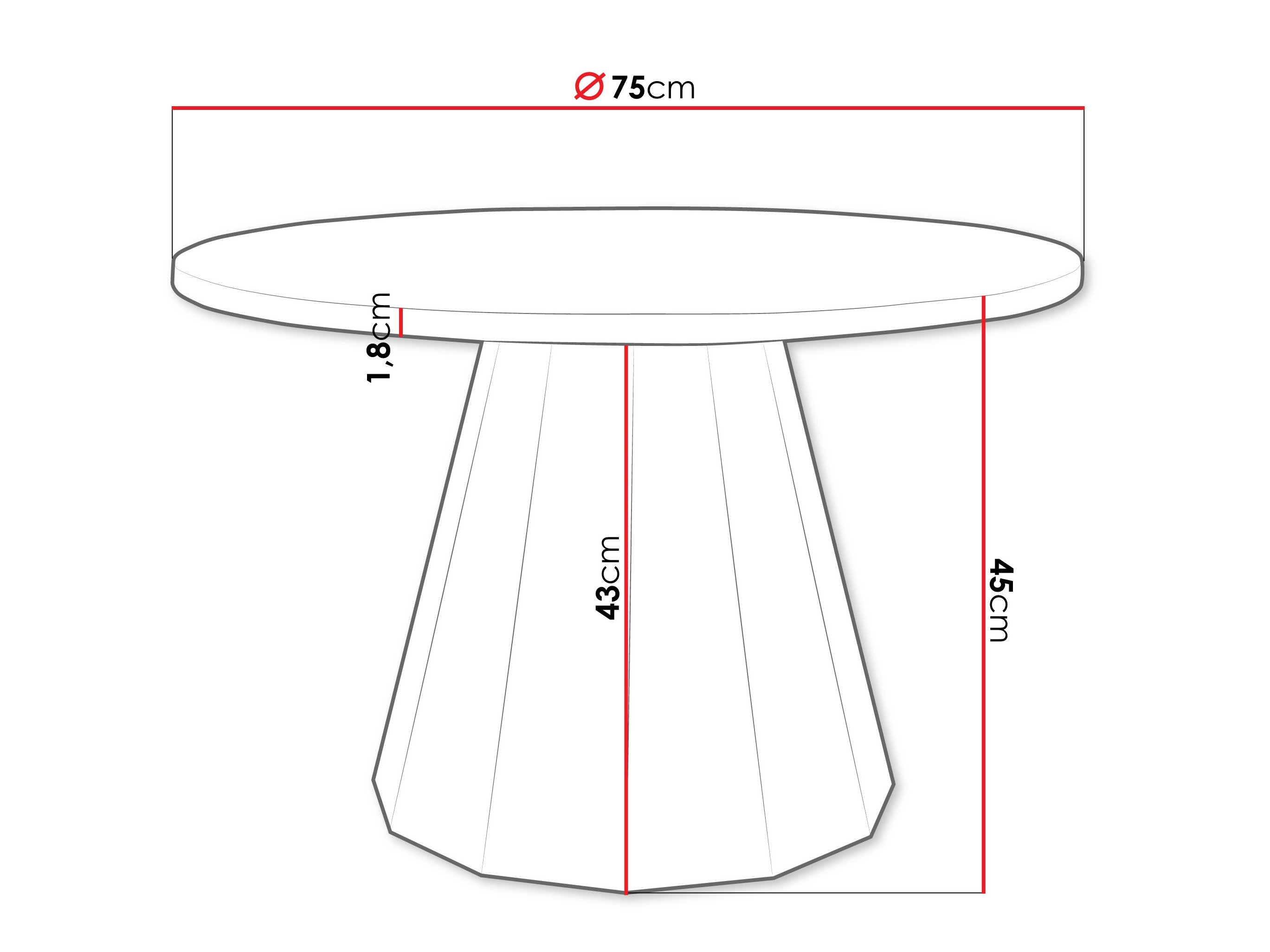 Table basse Oswego 139 (Noir + Noyer)