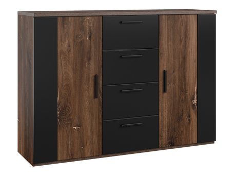 Commode Felelie 102 (Tamus Flagstaf chêne + Cuivre)