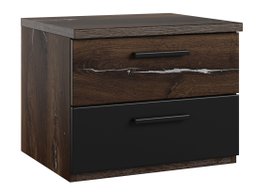 Table de chevet Felelie 101 (Tamus Flagstaf chêne + Argent)