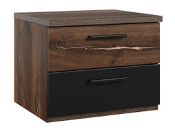 Table de chevet Felelie 101 (Tamus Flagstaf chêne + Cuivre)