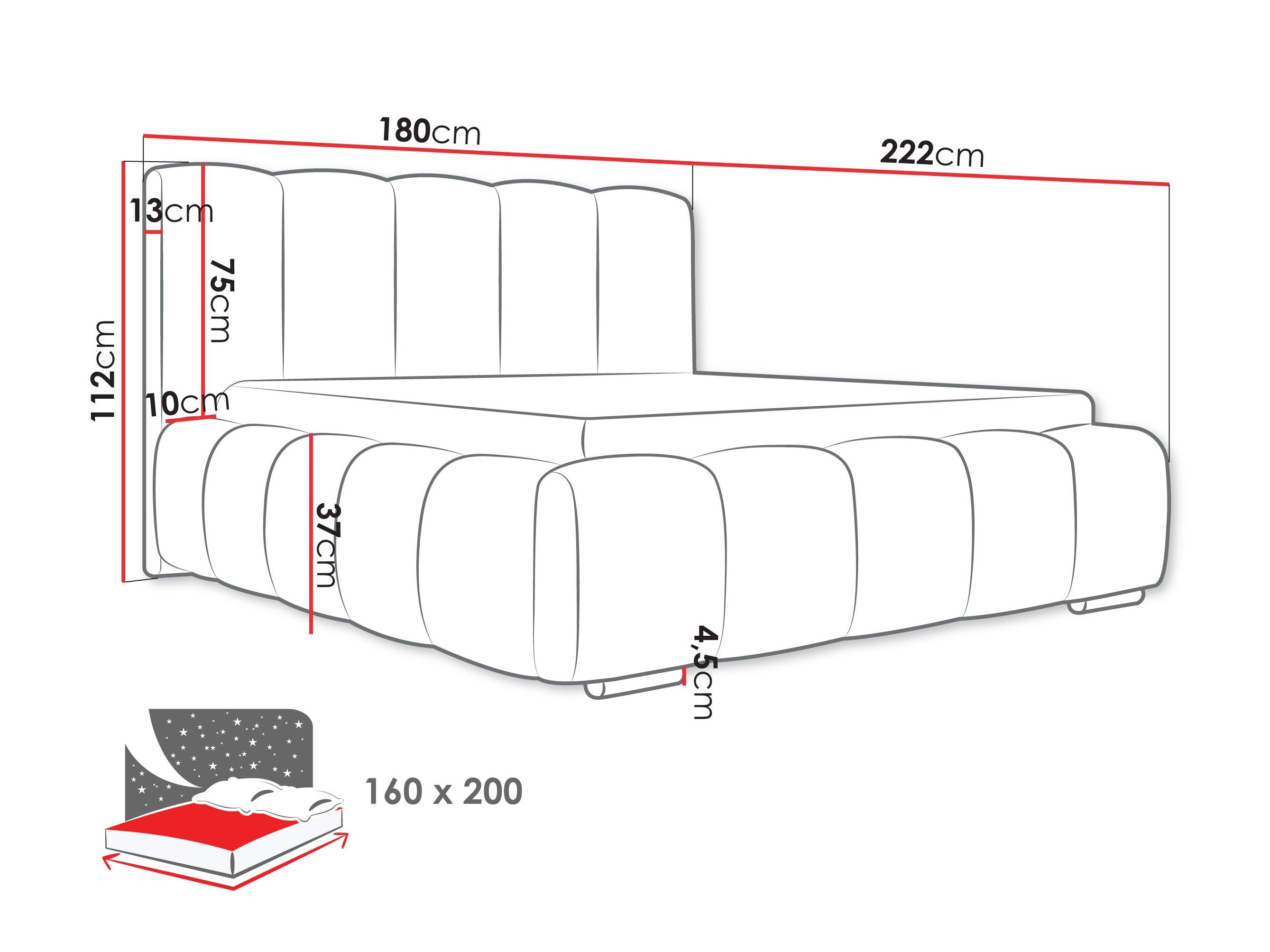 Lit TrendyNest Alceus I (Abriamo 11)