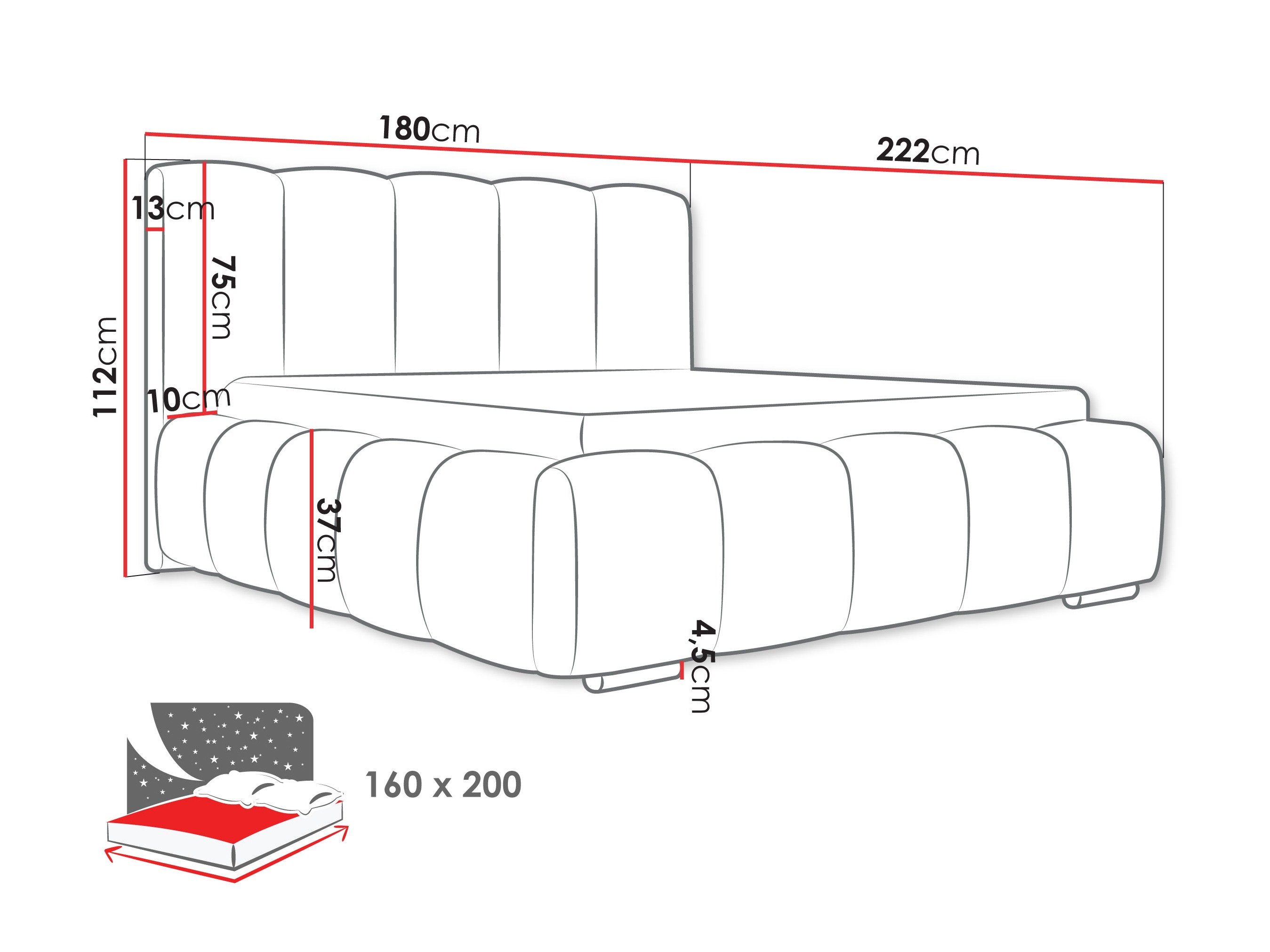 Lit TrendyNest Alceus I (Abriamo 7)