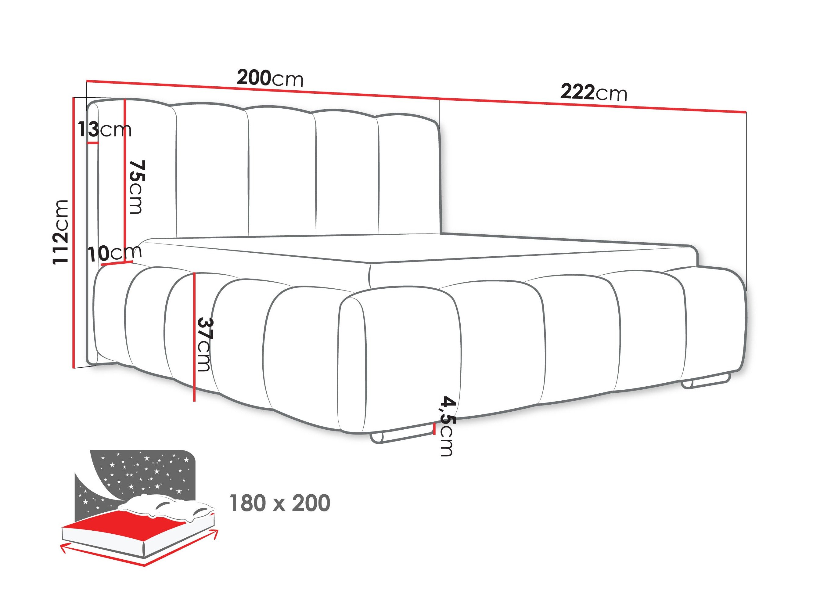 Lit TrendyNest Alceus I (Abriamo 9)