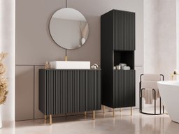 Ensemble de salle de bain Virdomi 111 (Noir)