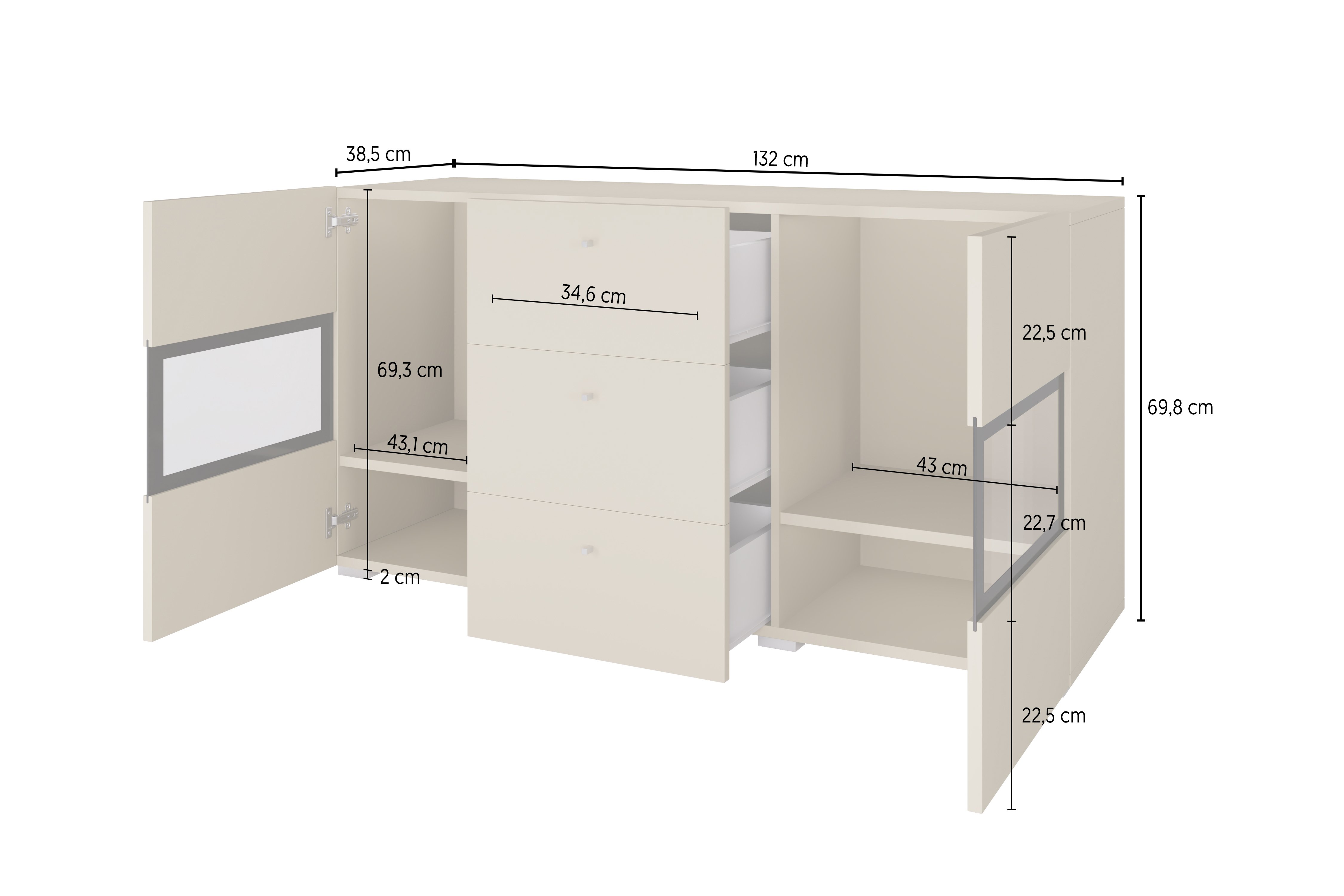 Commode Serodeu 101 (Béton)