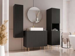 Ensemble de salle de bain Decus V (Noir)