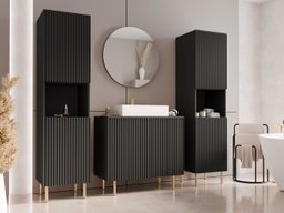 Ensemble de salle de bain Virdomi 114 (Noir)