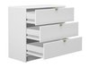 Ensemble de bureau à domicile Comfivo Papilio IV (Blanc)