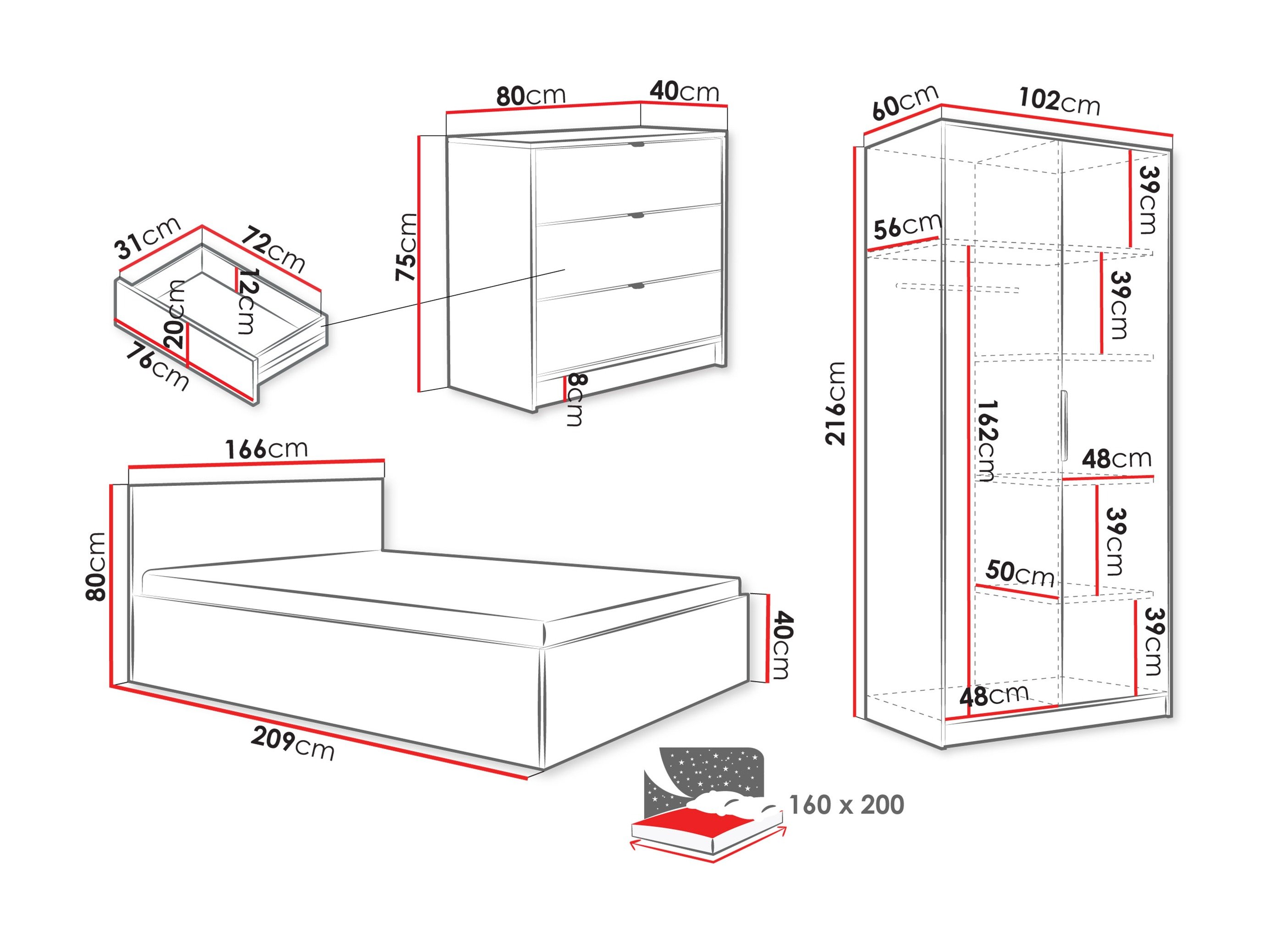 Ensemble de chambre Comfivo Papilio